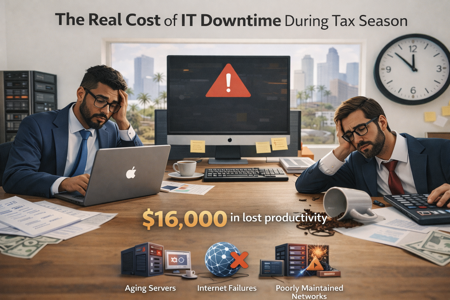 Account Firm Cyber Risks 2026 - #2 The Real Cost of IT Downtime During Tax Season