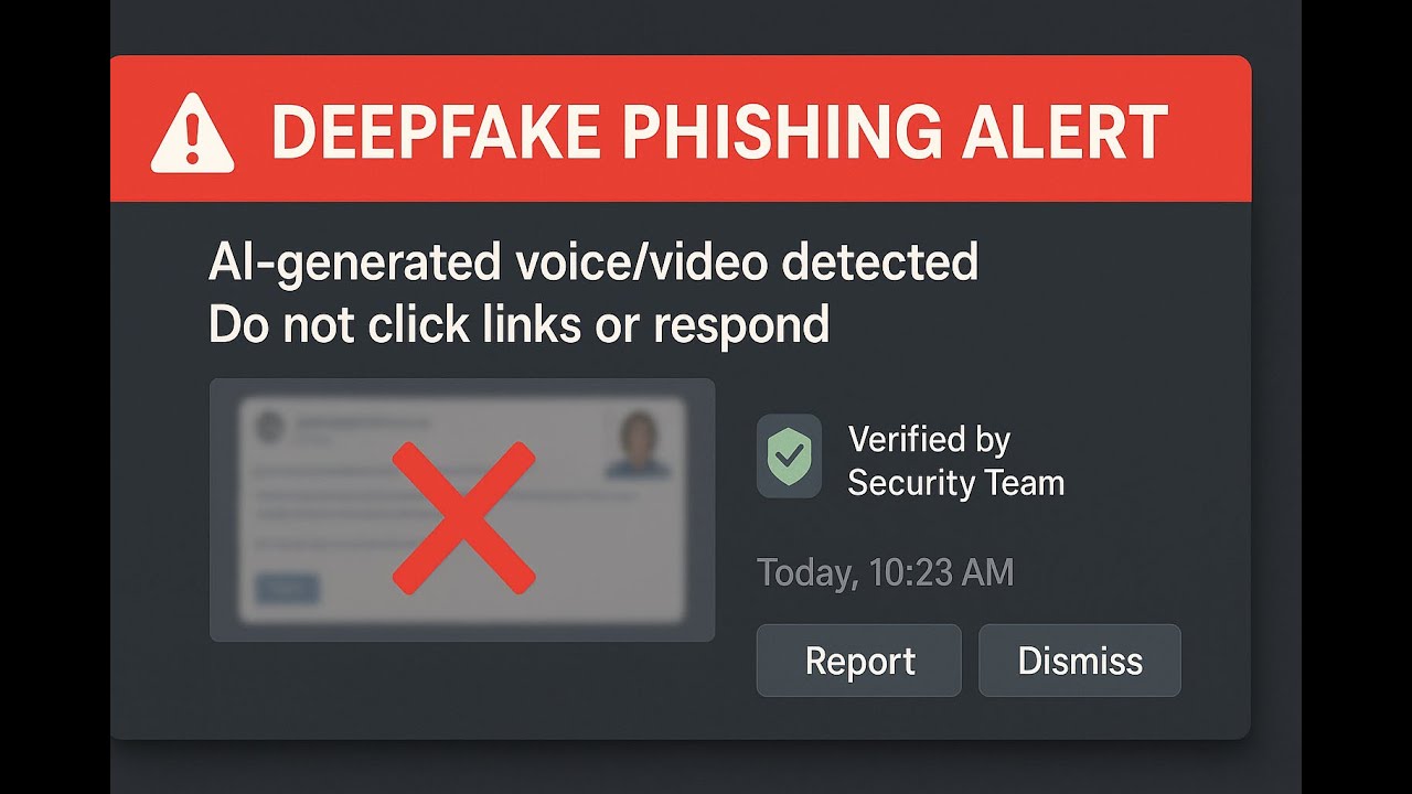 New Deep fake Phishing Scam