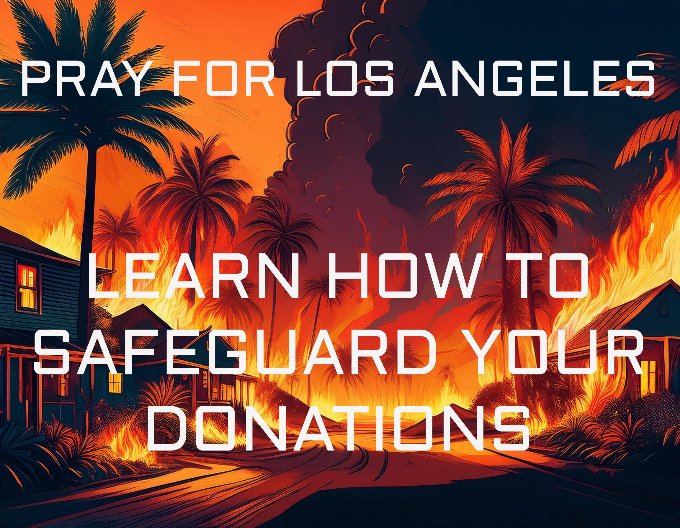 Los Angeles Wildfires: How to Safeguard Your Donations