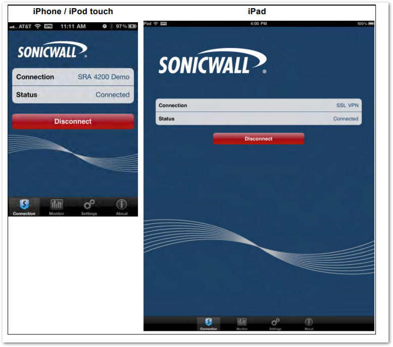 Secure Remote Access with Sonicwall SSL VPN and PocketCloud on iPAD