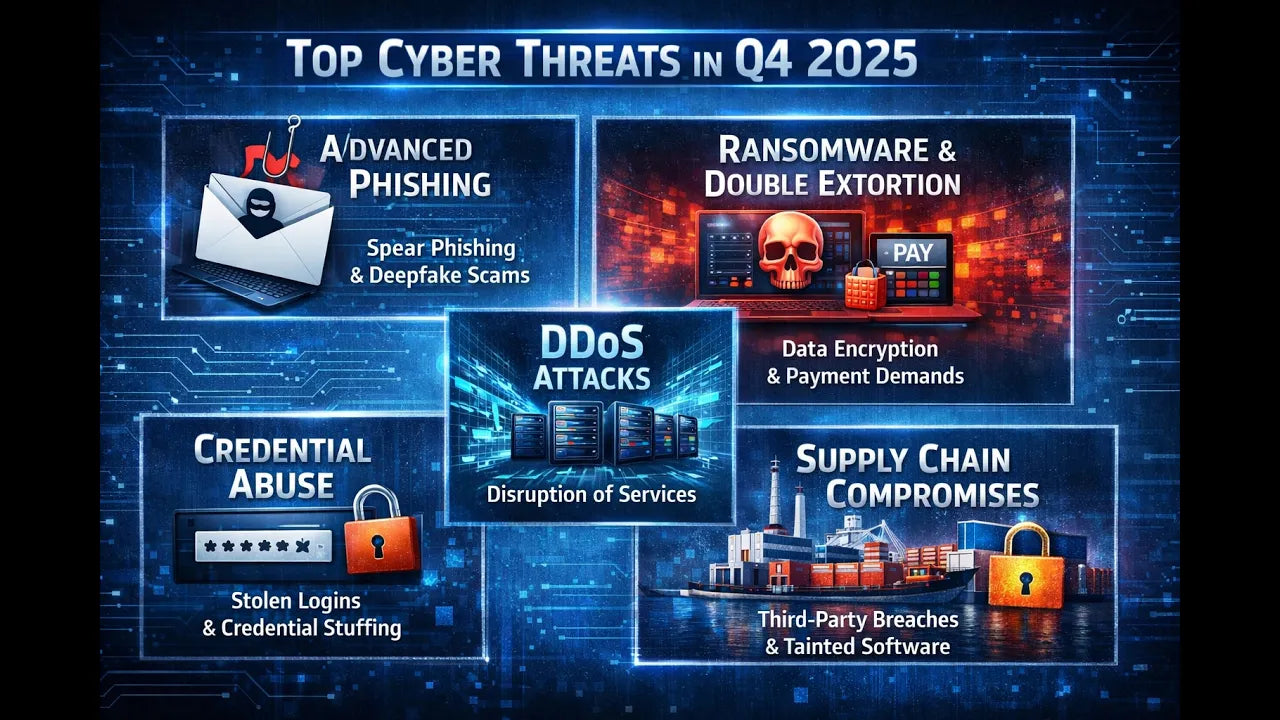 Top Cybersecurity Threats in Q4 2025: What Businesses Need to Know