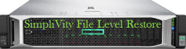 SimpliVity File Level Restore Fails