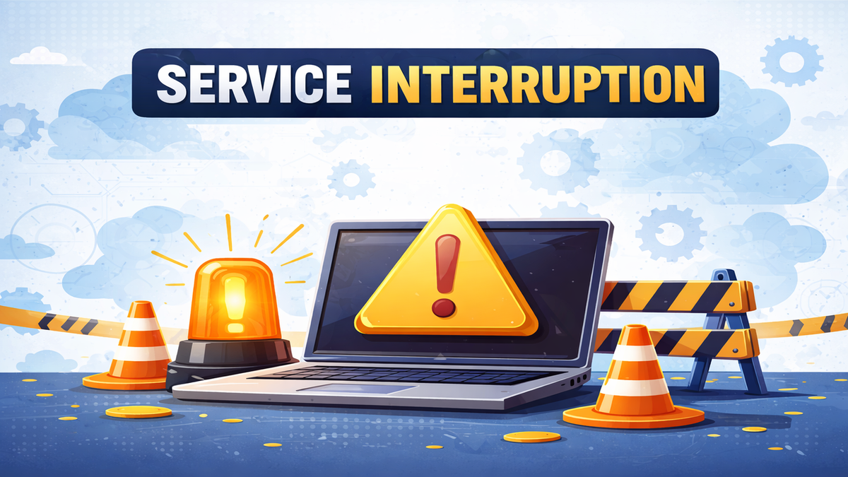 Service Inetruption IT Service Interruptions 1/22/2026